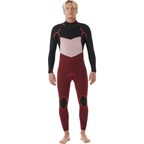 Rip Curl Heren Dawn Patrol 4/3mm Rug Ritssluiting Wetsuit