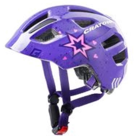 Helm cratoni maxster star purple glossy xs-s