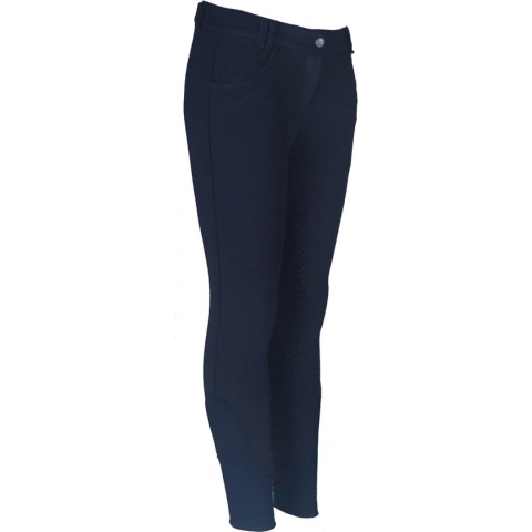 Horka Paardrijbroek D-annika Dames Katoen/siliconen Navy Mt 36