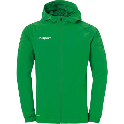 Uhlsport Goal 25 Evo Woven Hood Jacket Groen-Lagoon Maat 2XL