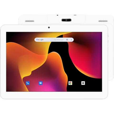 Denver Android Tablet 10.1 inch - 4G Belfunctie - Android 11 - 2GB RAM - 16GB - IPS HD Display - 1.3GHz Quad Core - TIQ10443 - Wit