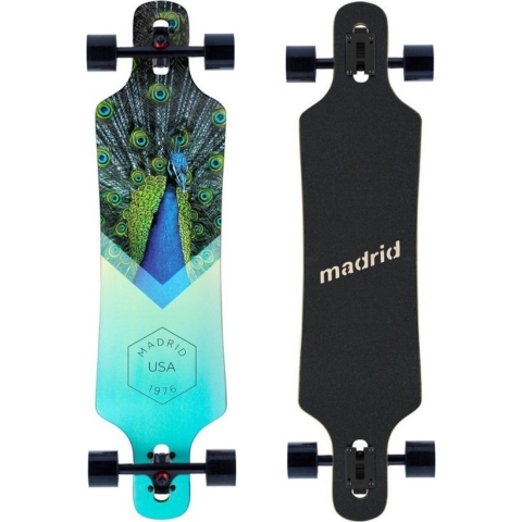 Madrid Spade Peafowl Longboard 39
