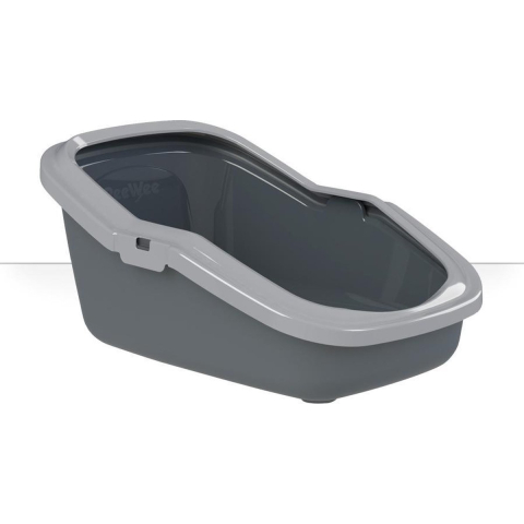 PeeWee EcoMinor Kattenbak Grijs/Antraciet - 56 x 39 x 27.5cm