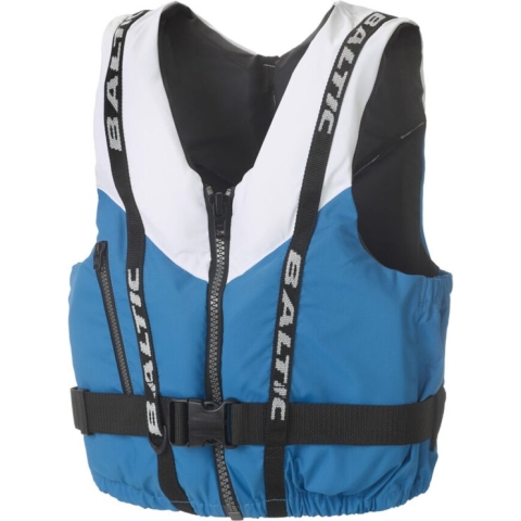 Zwemvest Genua 50N M 50-70 kg blauw/wit