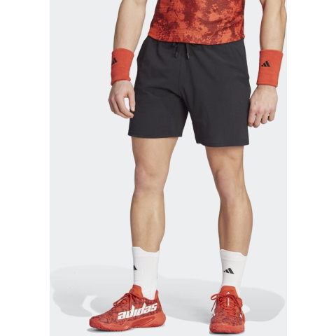 adidas Performance Ergo Tennisshort - Heren - Zwart- L 7"
