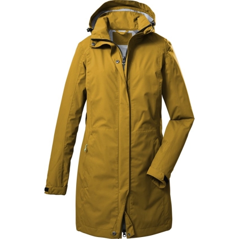 Killtec Kos 93 Women Parka - Outdoorjas - Dames - Geel - Maat 36