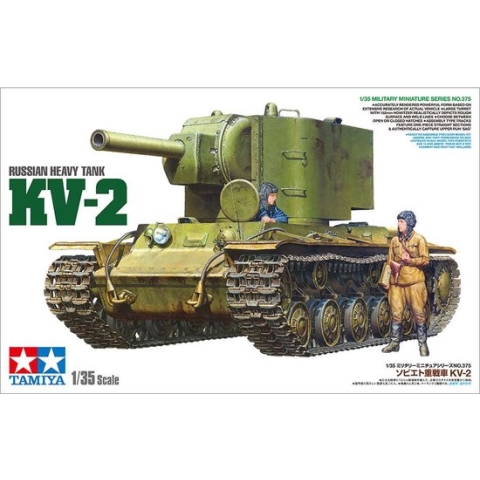 1:35 Tamiya 35375 Russian Heavy Tank KV-2 Plastic Modelbouwpakket