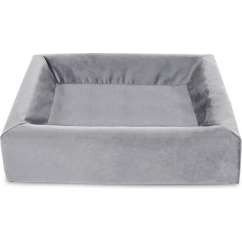 Bia Bed - Royal Fluweel Overtrek Hondenmand Grijs