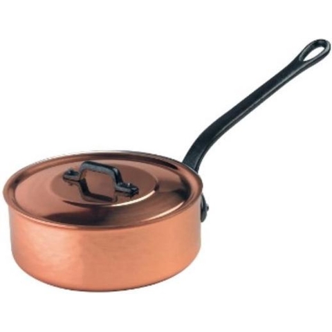 Baumalu koperen hapjespan / sauteerpan Ø 20-28 cm incl. deksel