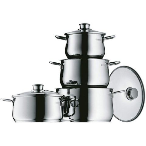 WMF Diadem Pannenset - 4-delig - RVS