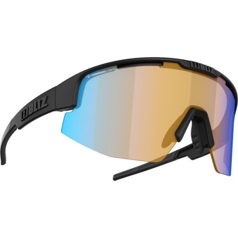 Bliz Matrix Nano Optics | Nordic Light Bril Black - Coral W Blue Multi Nordic Light