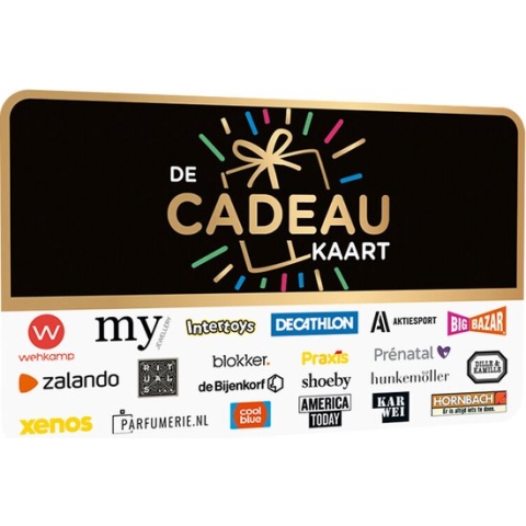 DE Cadeaukaart - Cadeaubon voor man of vrouw