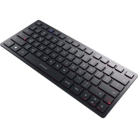 CHERRY KW 9200 MINI toetsenbord USB + RF Wireless + Bluetooth QWERTY Engels Zwart