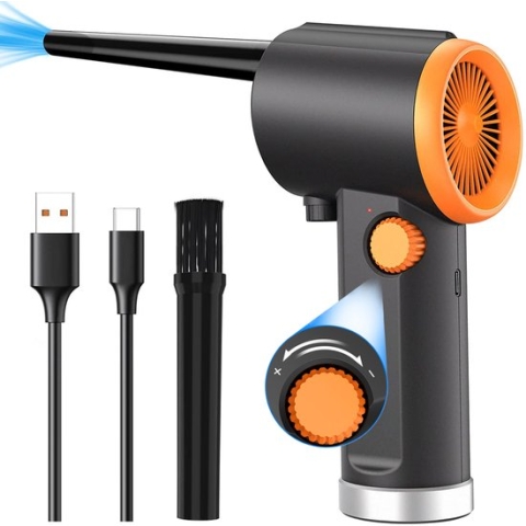 Cleanforce Air Duster Pro - Verstelbare Windsnelheid - Oplaadbaar & Draadloos - Perslucht - Stofreiniger - Compressed air