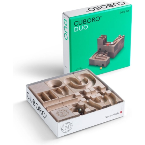 Cuboro uitbreiding knikkerbaan Extra Set Duo
