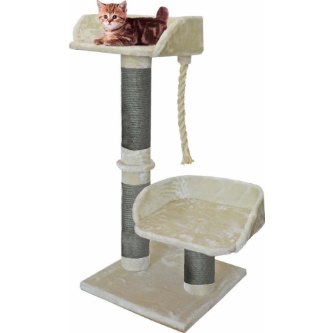 Jack and Vanilla Krabpaal Alice Creme/Grijs 60x60x130
