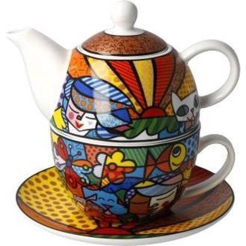 Goebel® - Romero Britto | Theepot "Garden" | Porselein, Tea for One
