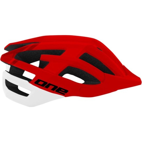 One helm mtb Race m/l rood wit