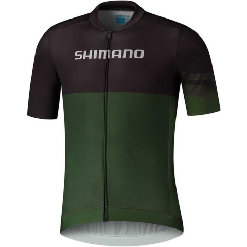 Shimano Kita Jersey Met Korte Mouwen Groen L Man