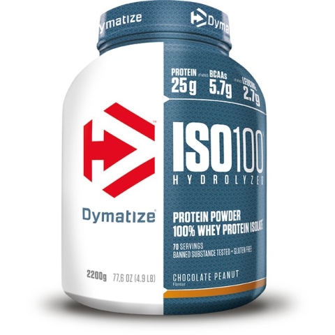 Dymatize Iso-100 Hydrolyzed - Peanut Chocolate - 2200 gram