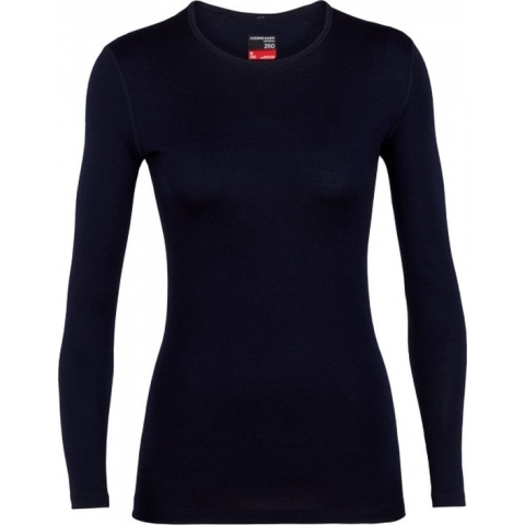 Icebreaker  - Tech Crewe Longsleeve - Dames - navy - maat M