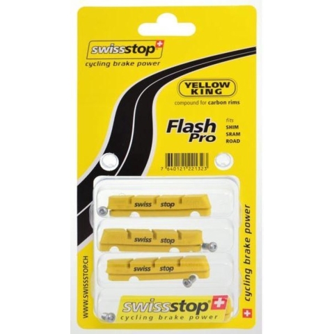 Remblok swissstop velgrem sram  shimano flash pro yellow king carbon