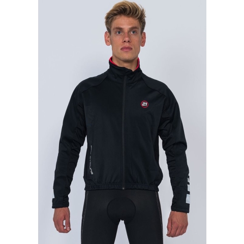 21Virages Fietsjack winter pro cycling heren zwart-XS
