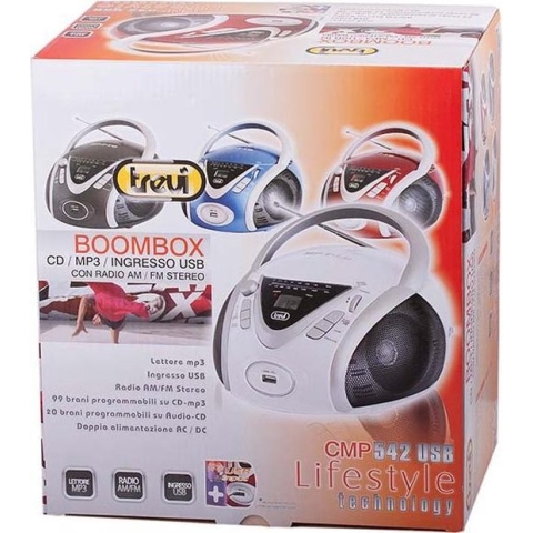 Trevi CMP 542 USB Analoog 6 W Blauw