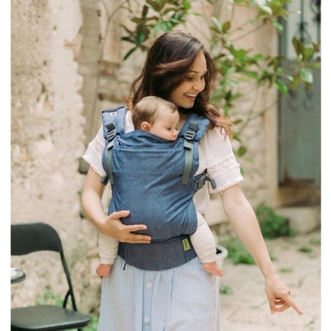Draagzak baby Boba X Chambray