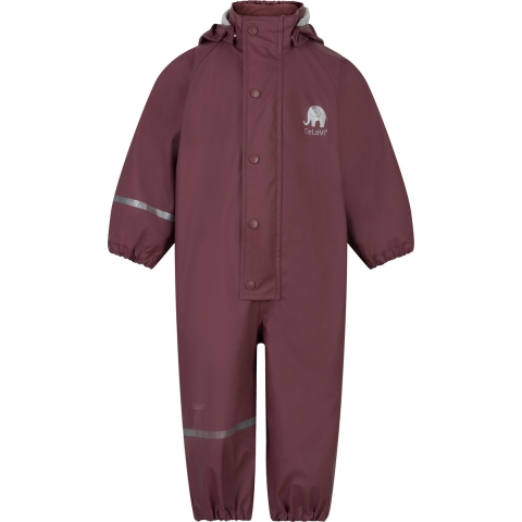 CeLaVi - Regenoverall voor kinderen - Rose Brown - maat 80cm