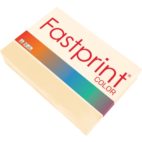 Kopieerpapier Fastprint A4 80gr creme 500vel - 5 stuks