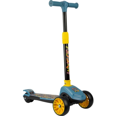 Nijdam Fat-Wheel Tri-Scooter - Boulevard Ranger - Blauw/Zwart