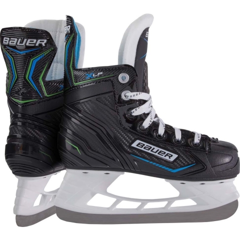 Bauer Ijshockeyschaatsen X-lp Junior Polycarbonaat Zwart/wit Maat 31