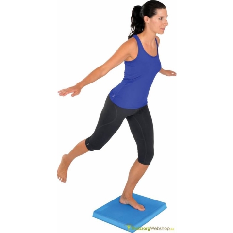 Mambo Max Balance Pad | Rectangular | 47 x 39 x 6 cm | Anthracite
