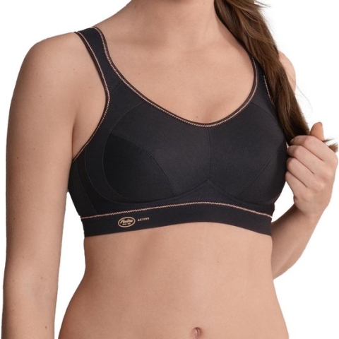 Anita - Extreme Control sport bh zonder beugel - Black Gold - 80E