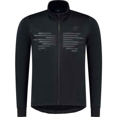 Rogelli Radius Fietsjack - Heren Fietskleding - Winddicht - Zwart - Maat 3XL
