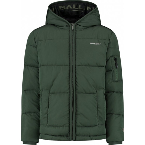 Ballin Amsterdam Jas 23037402 Jongens Jas - Forest Green - Maat 164