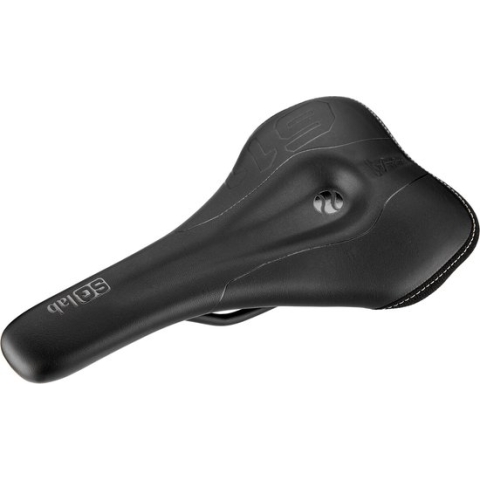 SQlab 611 Ergowave Zadel TiTube, zwart Breedte 13cm