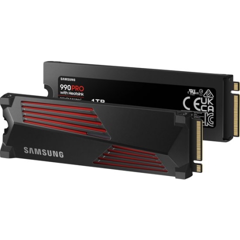 Samsung 990 PRO - Interne SSD met Heatsink - PCIe 4.0 - NVMe M.2 - PS5 Compatibel - 1 TB