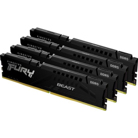 128GB 5600MT/s DDR5 CL40 DIMM (set van 4) FURY Beast Black XMP