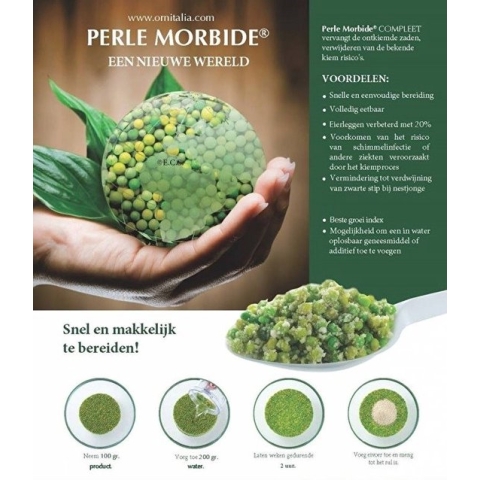 Perle Morbide complete kiemzaadvervanger- Te gebruiken in het eivoer- 4.5KG