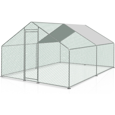 kippenren kippenhok buitenverblijf 3x3x2 m