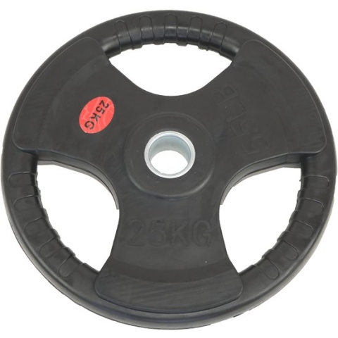 MDsport - Olympische halterschijven - Bumperplates - 25 kg - Per stuk