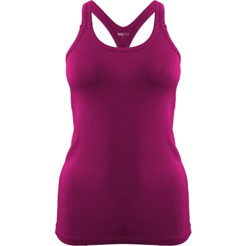Yoga-Racerback "ala" - raspberry M Loungewear shirt YOGISTAR