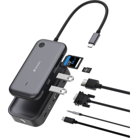 Verbatim Share My Screen USB-C Draadloze Monitor Adapter 1.080P