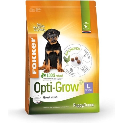 3x Fokker Dog Opti-Grow L 2,5 kg