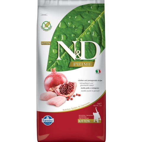 N&D Prime voeding voor de kitten Kip 5 kg.