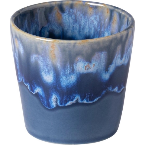 Costa Nova Kop Grespresso Lungo 21cl - Aardewerk - Denim - 8cmxH7,5cm - 8 stuks