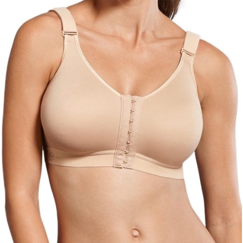 Anita - Frontline sport bh met voorsluiting - Creme - 70C