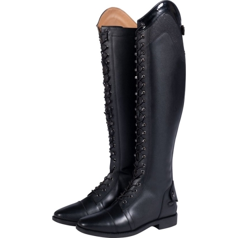 HKM Rijlaars Beatrice Extra wijde kuit - maat 38 - black